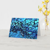 Abstracte kleurenstudie 74, kaart (Gele Bloem)