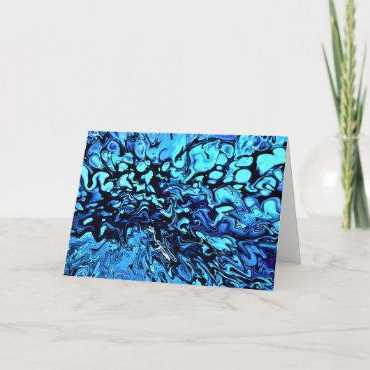 Abstracte kleurenstudie 74, kaart (Voorkant)