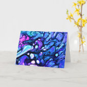 Abstracte kleurenstudie 75, kaart (Gele Bloem)