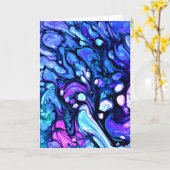 Abstracte kleurenstudie 75, kaart (Gele Bloem)