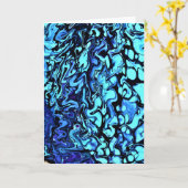 Abstracte kleurenstudie 76, kaart (Gele Bloem)