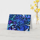 Abstracte kleurenstudie 77, kaart (Gele Bloem)