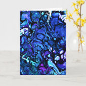 Abstracte kleurenstudie 77, kaart (Gele Bloem)