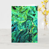 Abstracte kleurenstudie 78, kaart (Gele Bloem)
