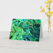 Abstracte kleurenstudie 78, kaart (Gele Bloem)