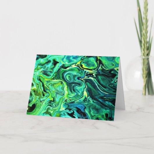 Abstracte kleurenstudie 78, kaart (Voorkant)