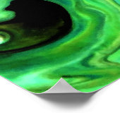 Abstracte kleurenstudie 78, poster (Hoek)