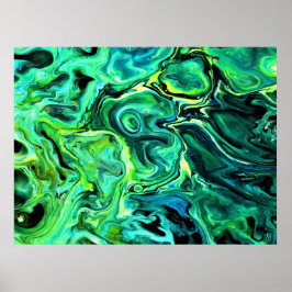 Abstracte kleurenstudie 78, poster