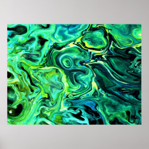 Abstracte kleurenstudie 78, poster
