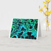 Abstracte kleurenstudie 80, kaart (Gele Bloem)