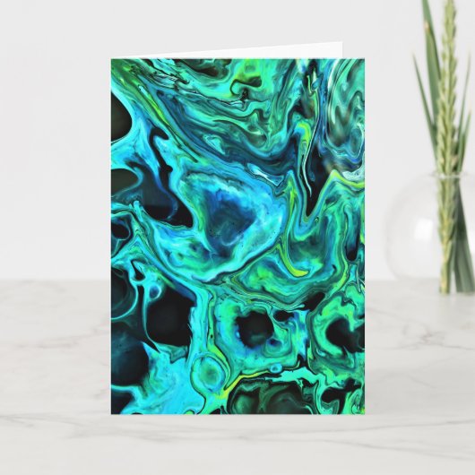 Abstracte kleurenstudie 80, kaart (Voorkant)