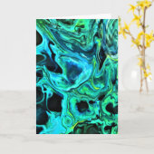 Abstracte kleurenstudie 80, kaart (Gele Bloem)