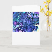 Abstracte kleurenstudie 81, kaart (Gele Bloem)