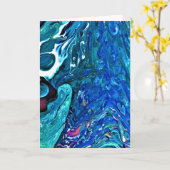 Abstracte kleurenstudie 83, kaart (Gele Bloem)