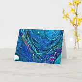 Abstracte kleurenstudie 84, kaart (Gele Bloem)