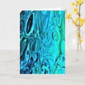 Abstracte kleurenstudie 85, kaart (Gele Bloem)