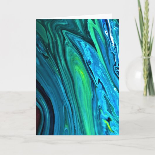 Abstracte kleurenstudie 86, kaart (Voorkant)