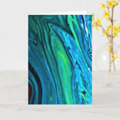 Abstracte kleurenstudie 86, kaart (Gele Bloem)