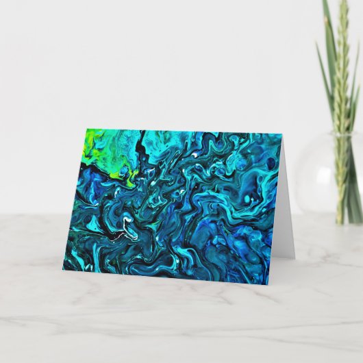 Abstracte kleurenstudie 87, kaart (Voorkant)