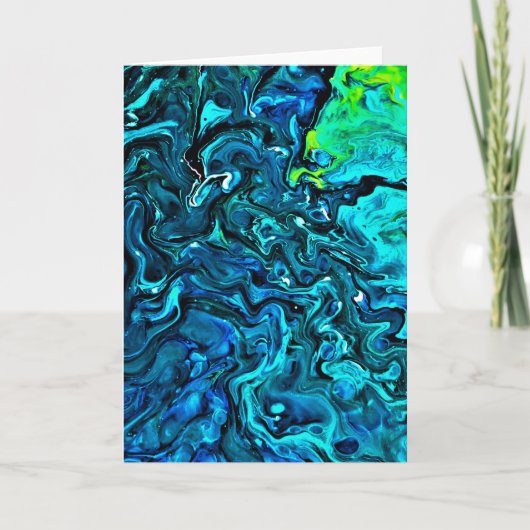 Abstracte kleurenstudie 87, kaart (Voorkant)