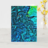 Abstracte kleurenstudie 87, kaart (Gele Bloem)