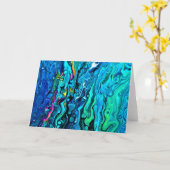 Abstracte kleurenstudie 88, kaart (Gele Bloem)