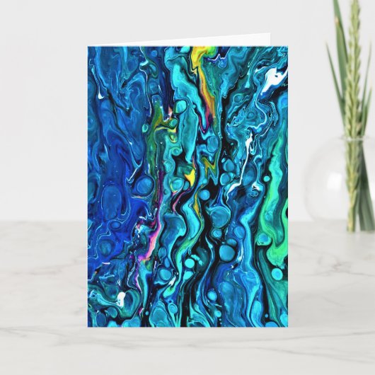 Abstracte kleurenstudie 89, kaart (Voorkant)