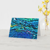 Abstracte kleurenstudie 89, kaart (Gele Bloem)