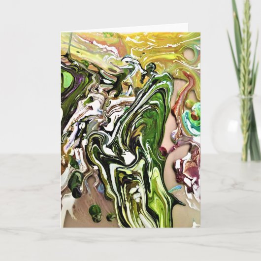 Abstracte kleurenstudie 8, kaart (Voorkant)