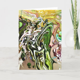 Abstracte kleurenstudie 8, kaart