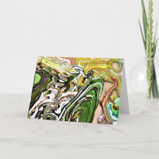 Abstracte kleurenstudie 8, kaart (Voorkant)