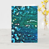 Abstracte kleurenstudie 91, kaart (Gele Bloem)