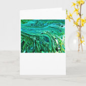 Abstracte kleurenstudie 92, kaart (Gele Bloem)