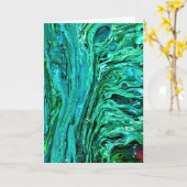 Abstracte kleurenstudie 96, kaart (Gele Bloem)