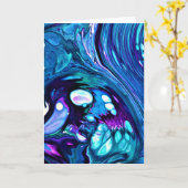 Abstracte kleurenstudie 98, kaart (Gele Bloem)