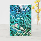 Abstracte kleurenstudie 99, kaart (Gele Bloem)