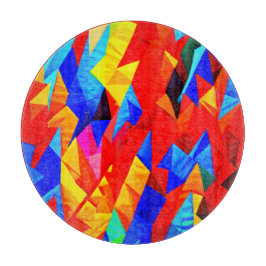 Abstracte Kleurensymfonie Snijplank