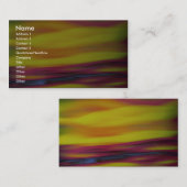 Abstracte kleurentextuur visitekaartje (Voorkant / Achterkant)