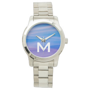 Abstracte kleurentrajecten voor lichtverven horloge