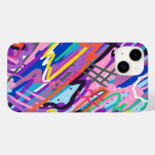 Abstracte kleurenweergave Case-Mate iPhone case (Achterkant (horizontaal))