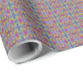 Abstracte kleurenwerveling cadeaupapier (Rol Hoek)