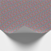 Abstracte kleurenwerveling cadeaupapier (Hoek)