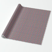 Abstracte kleurenwerveling cadeaupapier (Uitgerold)