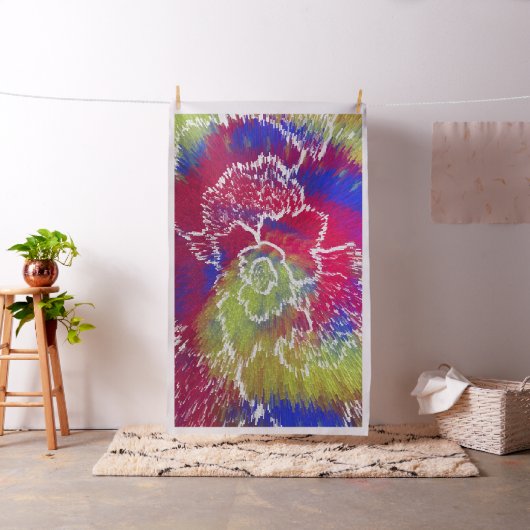 Abstracte Kleurexplosie Muurkunst Stof (Voorbeeld)