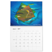 Abstracte kleurfantasieën - Kunstkalender 2024 Kalender (Mar 2027)