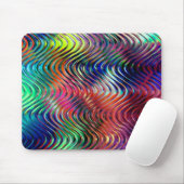 Abstracte kleurgolven muismat (Met muis)