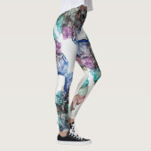 Abstracte kleurige bubbels alcoholinkt kunst leggings (Rechts)