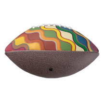 Abstracte kleurige golvende strepen