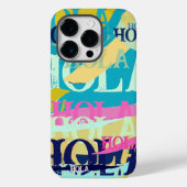 Abstracte kleurige Hola Case-Mate iPhone Case (Achterkant)