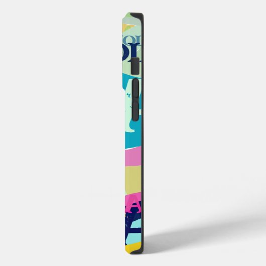 Abstracte kleurige Hola Case-Mate iPhone Case (Achterkant / Links)